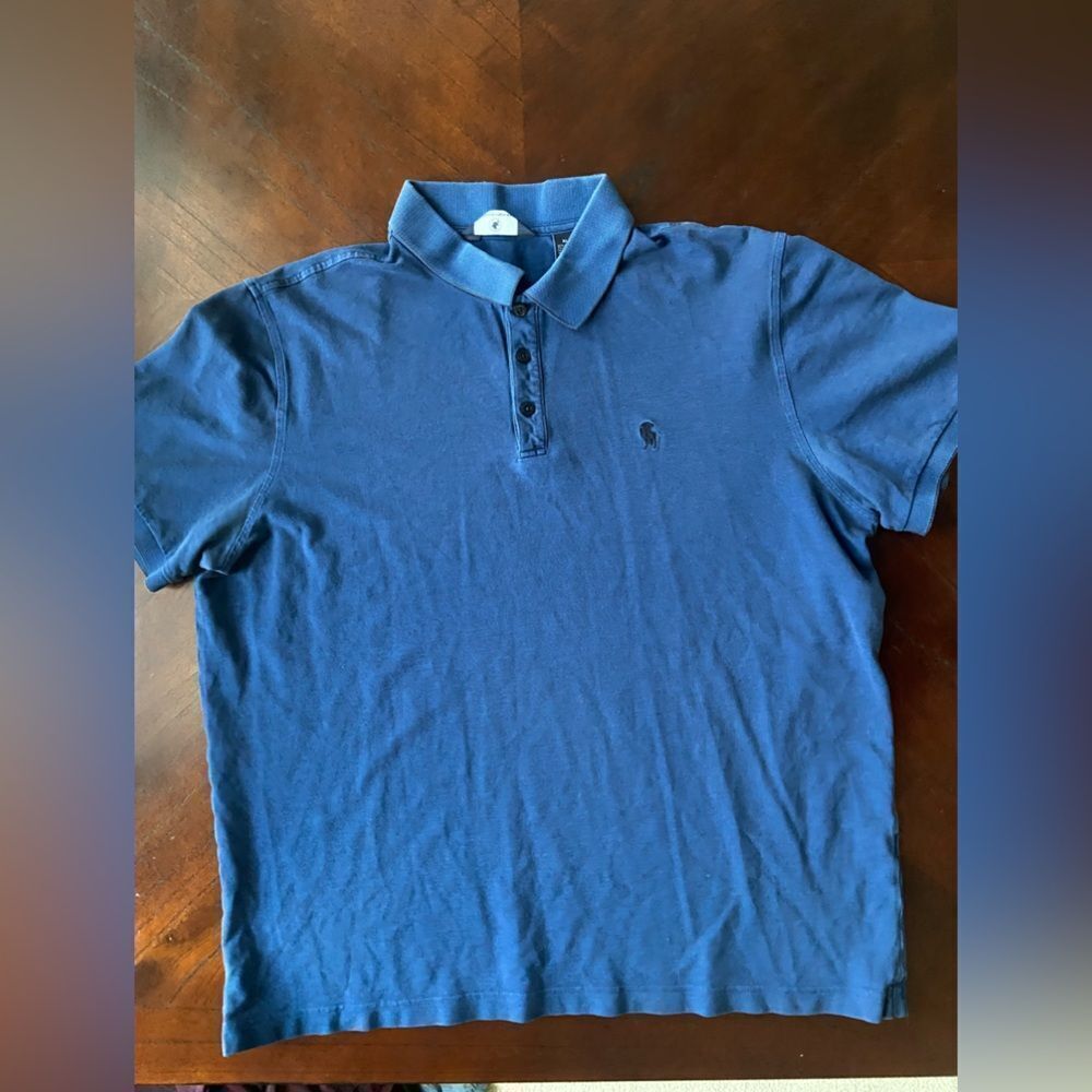 Hart Schaffner Marx Polo Shirt Mens XL Blue